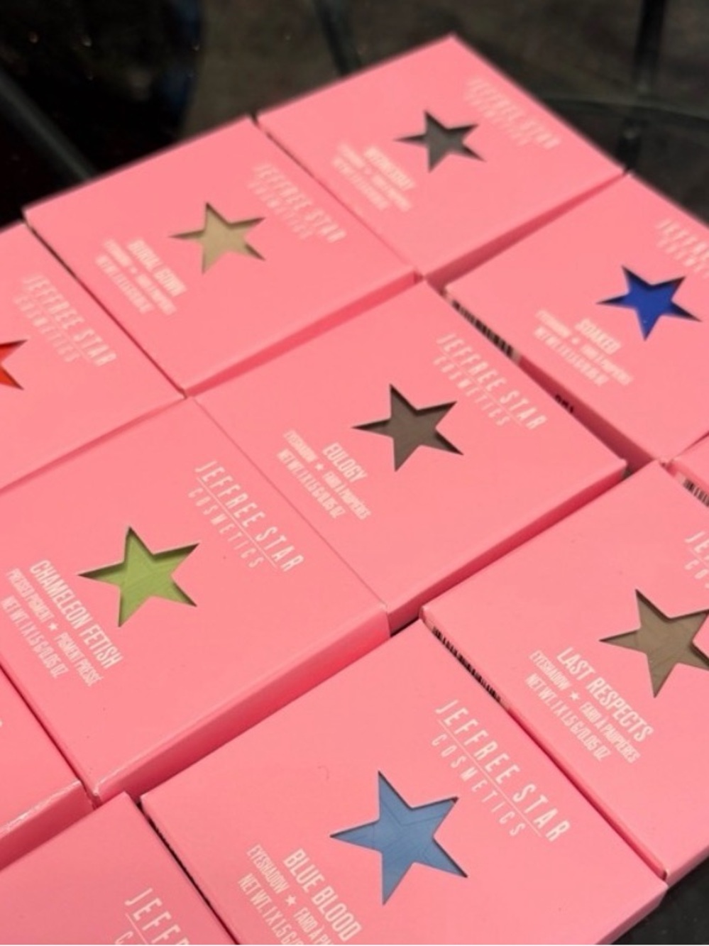 Jeffree Star Loose Pigment Eyeshadow - BUNDLE OF 10